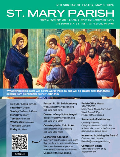 2026 May 3   May 9 Bulletin