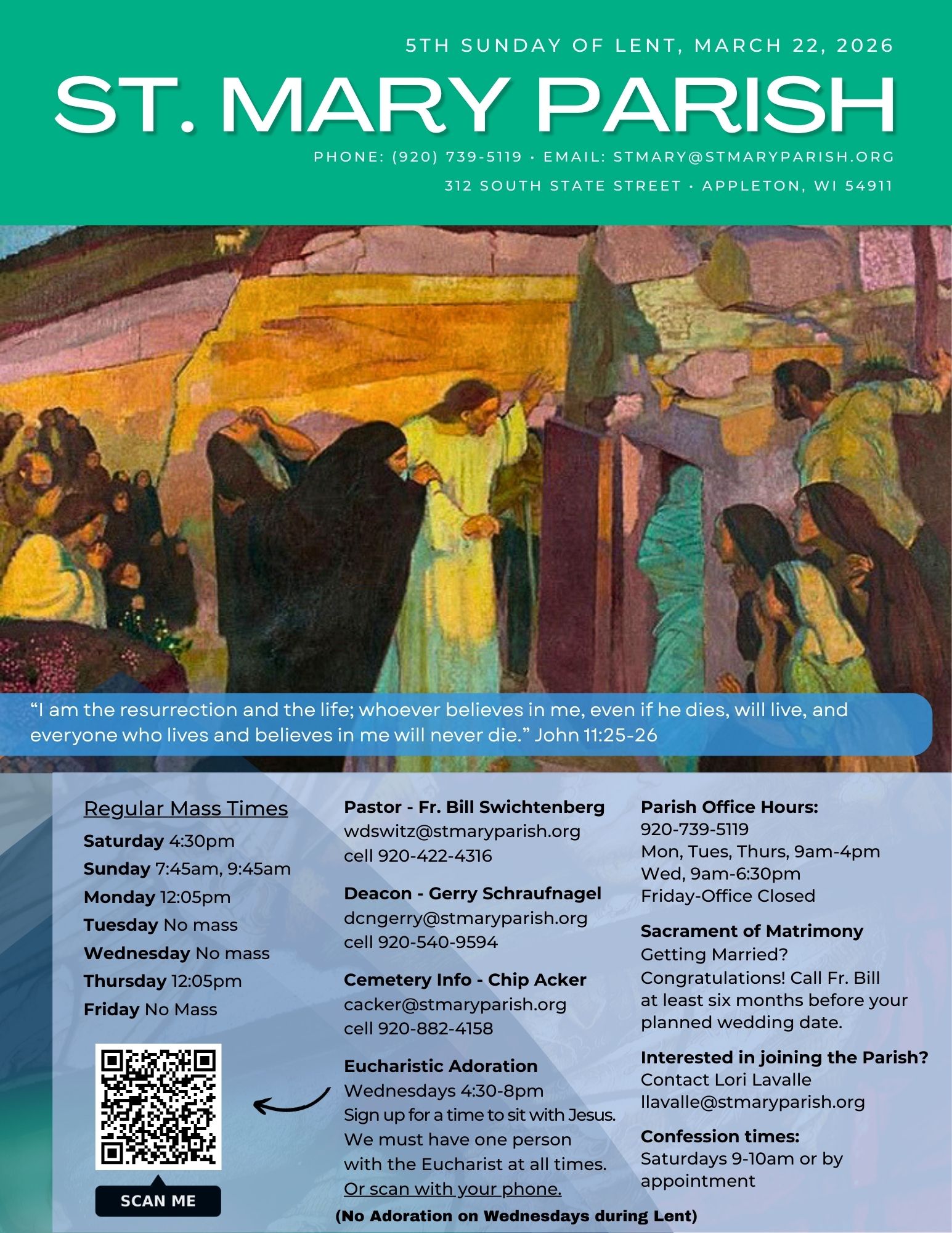 2026 Mar 22 - Mar 28 Bulletin