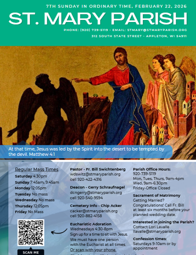 2026 Feb 22 - Feb 28 Bulletin