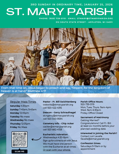 2026 Jan 25 - Feb 1 Bulletin