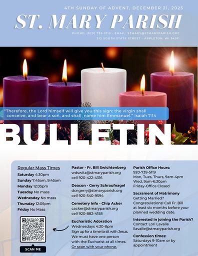 Dec 21 - Dec 27 Bulletin